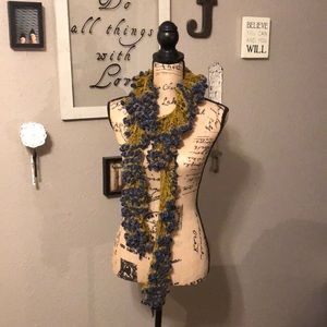 Handmade ruffle scarf